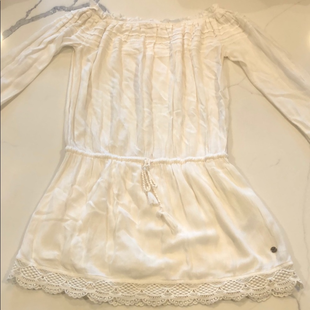 Rosy Cream Swim Coverup
